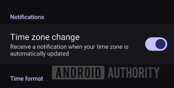 Android получит уведомления о смене часового пояса