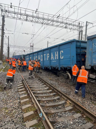 Транспортные прокуроры проверяют сход вагонов в Ленобласти