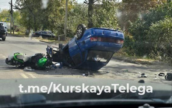 В Курске на Чайковского произошла серьезная авария