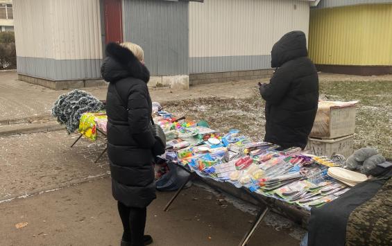 В Курске продолжается борьба с незаконной торговлей