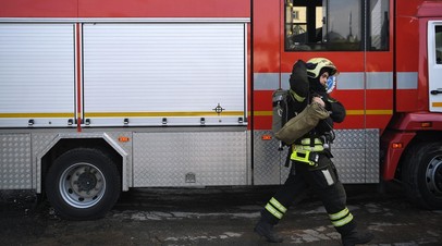 Движение по Мартеновской улице на востоке Москвы восстановили после пожара