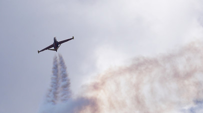 Во Франции во время авиашоу разбился коллекционный самолёт Fouga Magister