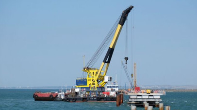 В Карском море во время шторма затонул плавкран