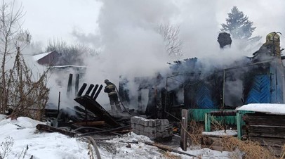 В Кемеровской области при пожаре в частном доме погиб трёхлетний ребёнок