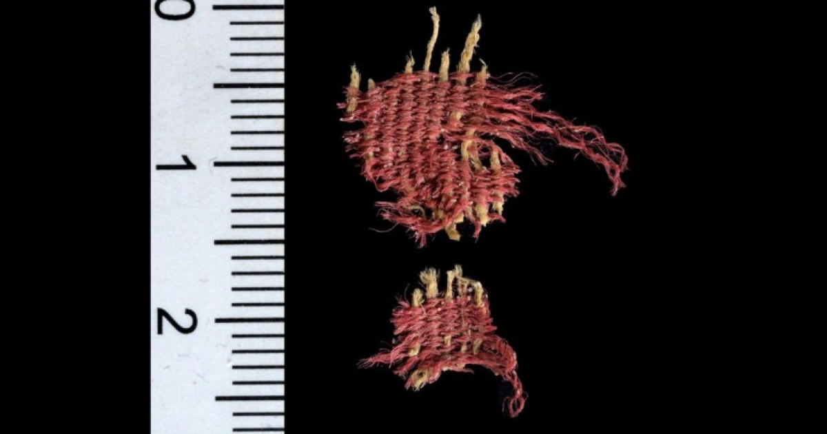 В Израиле обнаружили окрашенную кермесом ткань бронзового века