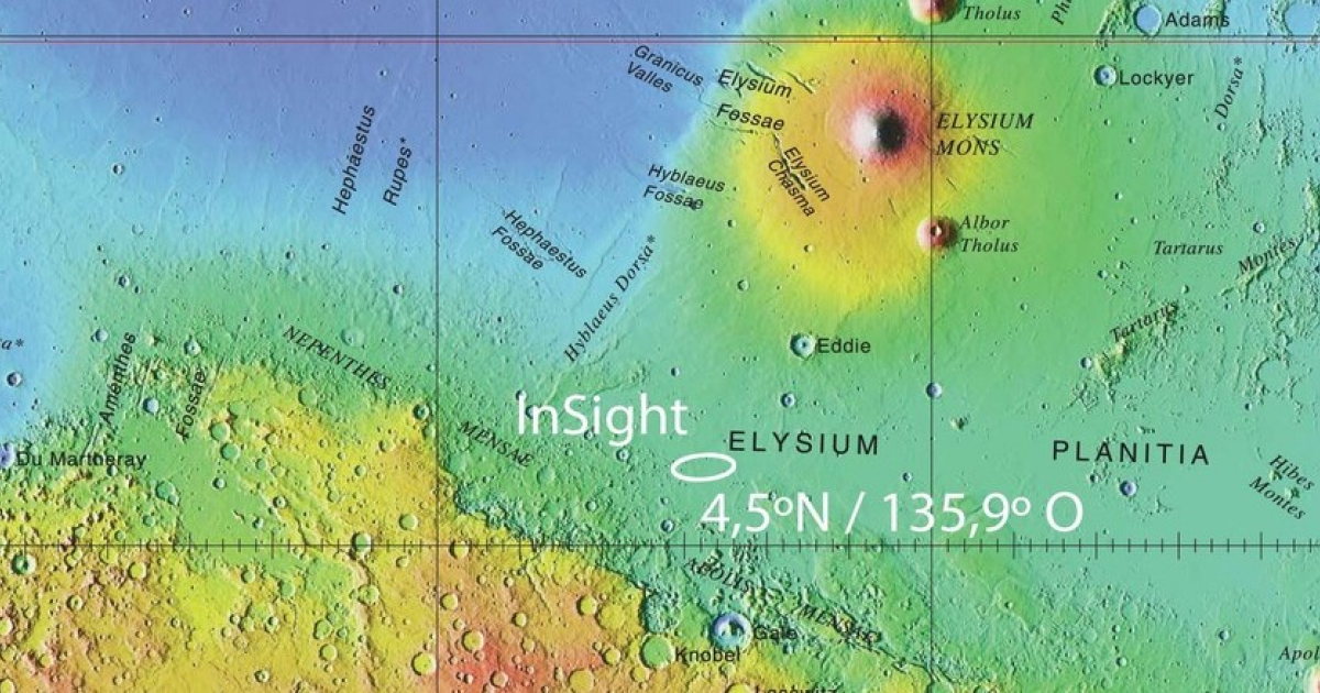 Станция InSight заметила признаки жидкой воды в средней коре Марса