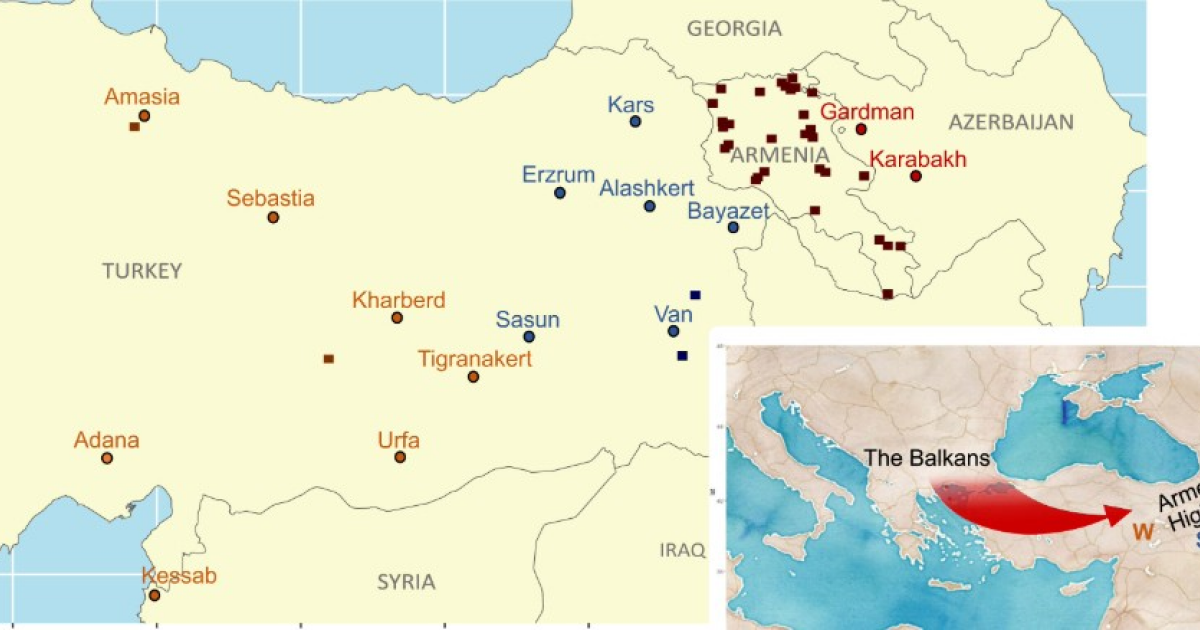 Генетики отвергли гипотезу Геродота о балканском происхождении армян
