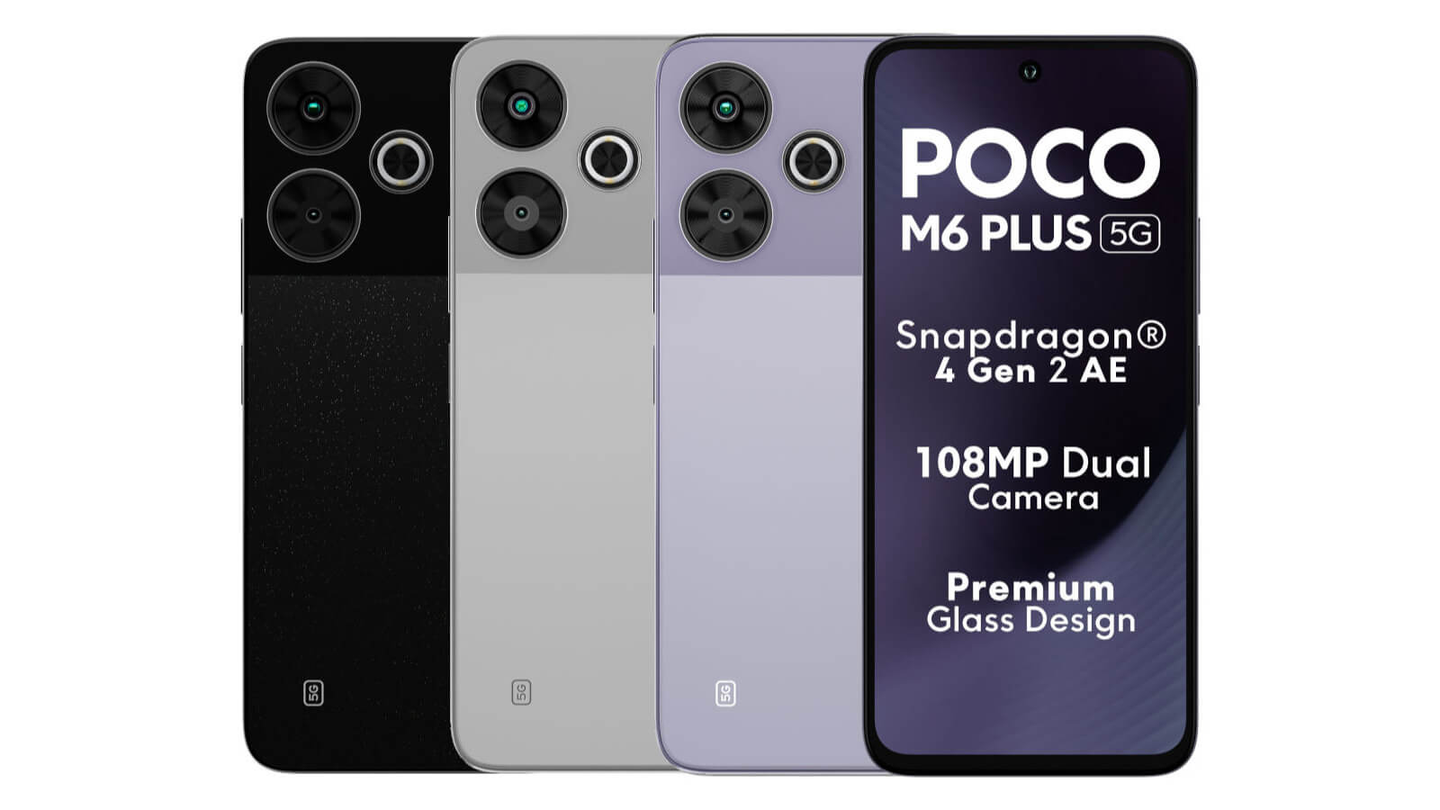 Представлен Poco M6 Plus  процессор Snapdragon и камера на 108 Мп за $161