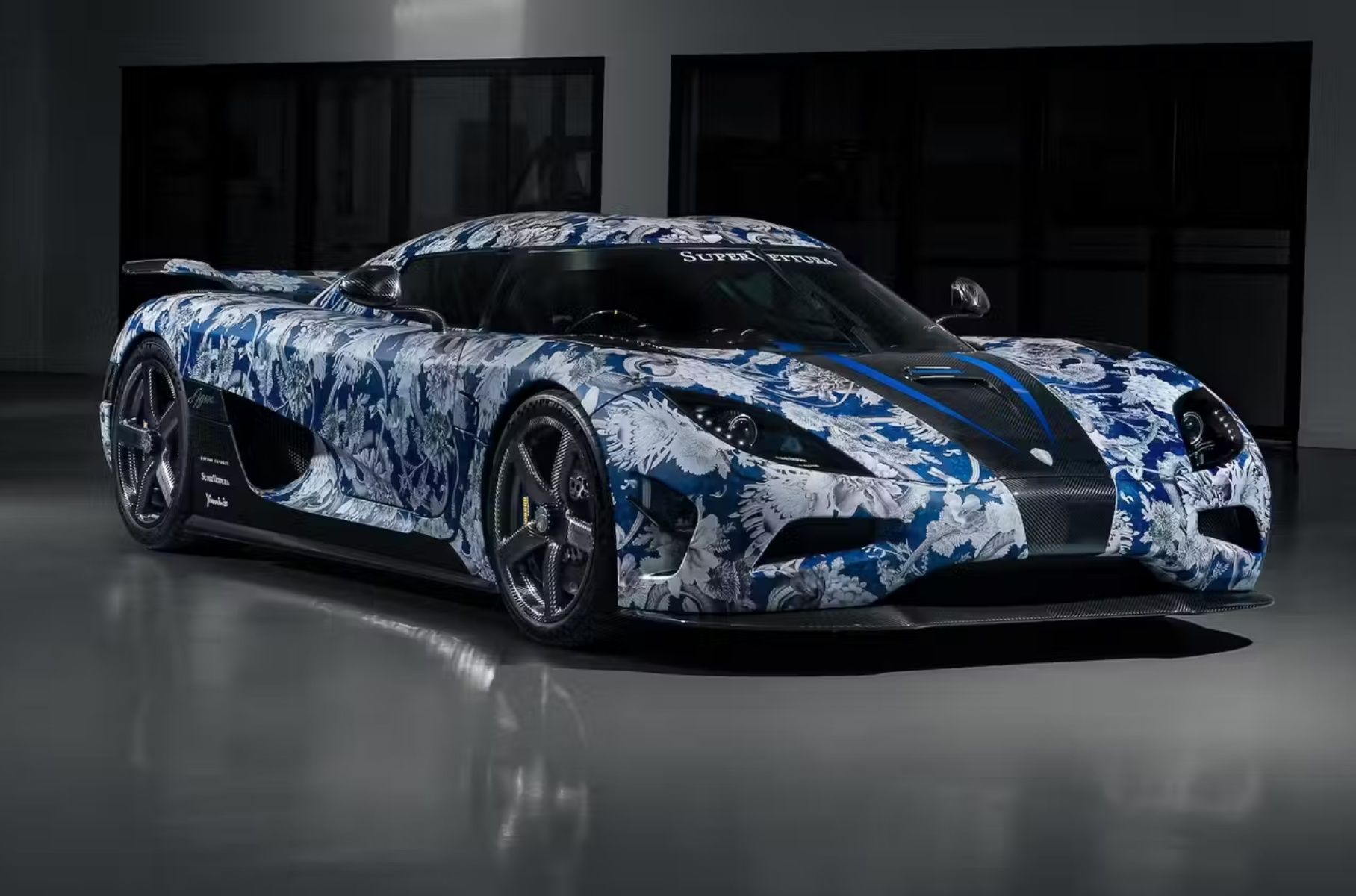 Koenigsegg Agera получил раскраску кузова стоимостью больше миллиона долларов