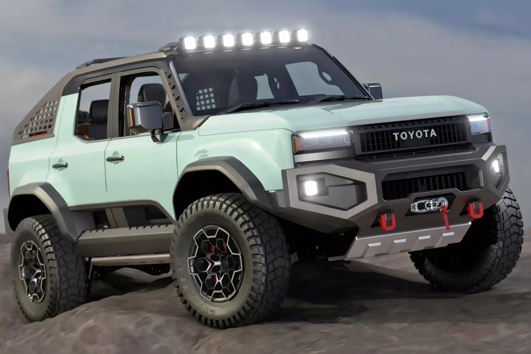 Toyota рассекретила пикап Land Cruiser и серферский 4Runner в стиле 80-х