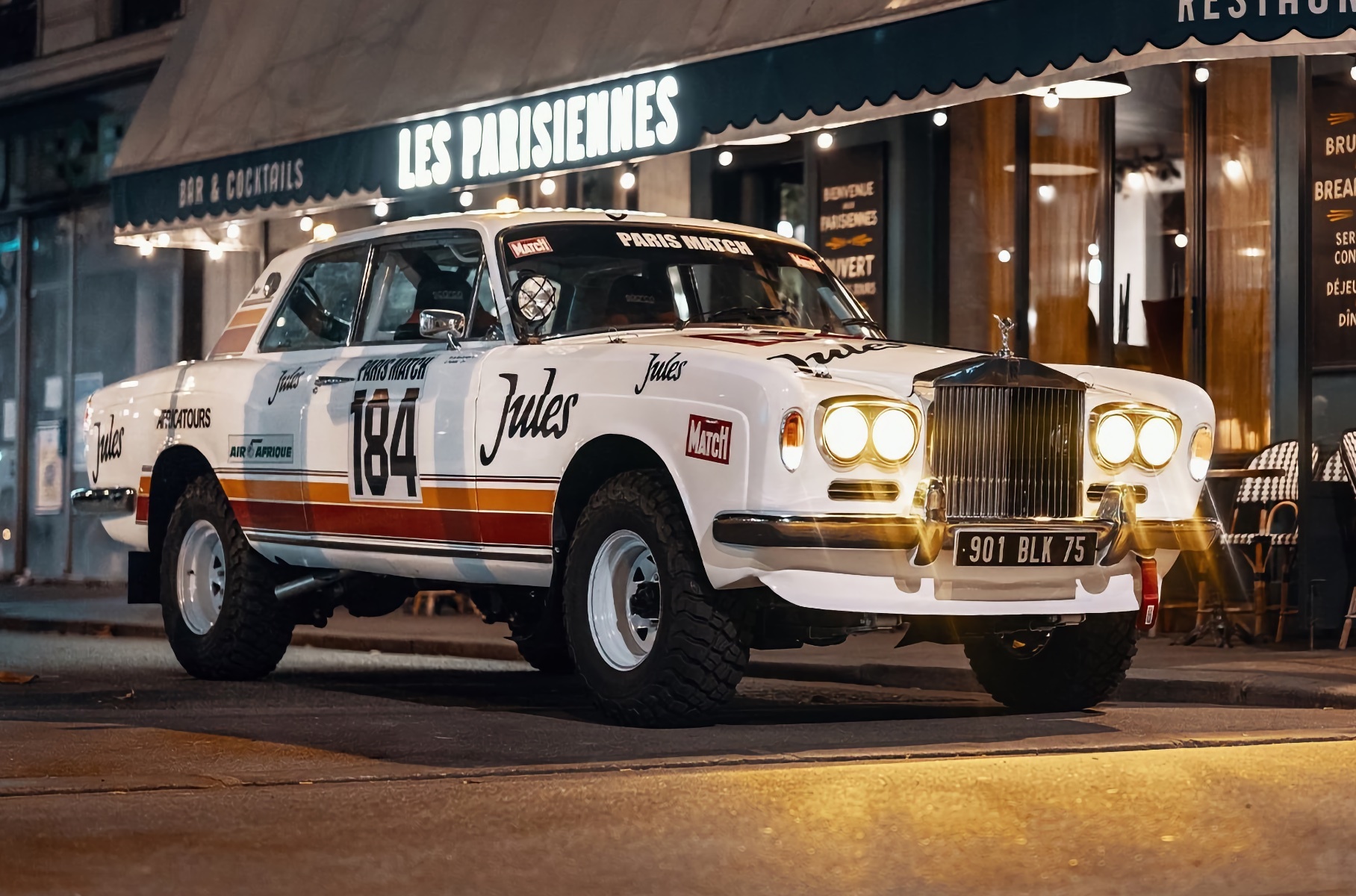 С аукциона продадут участвовавший в «Париж — Дакаре» Rolls-Royce Corniche