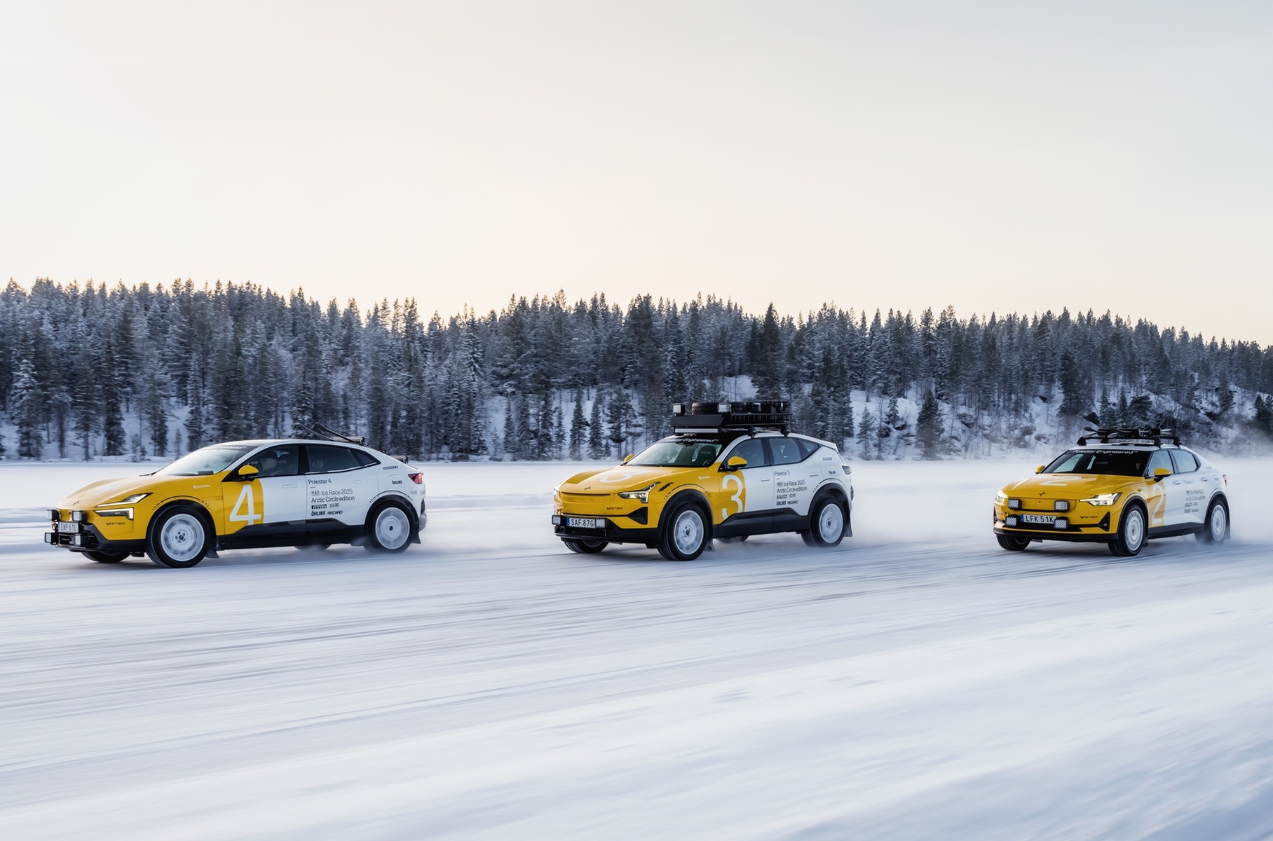 Электрокары Polestar подготовили для зимних гонок