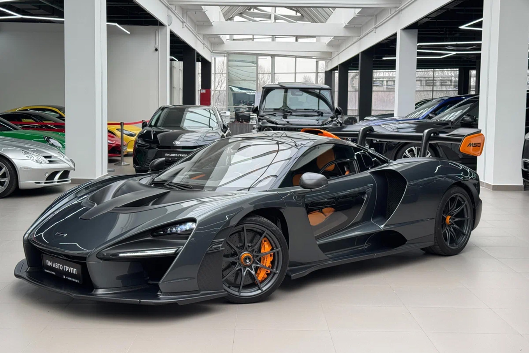 В Москве за 200 миллионов рублей выставили на продажу суперкар McLaren Senna 2018 года выпуска