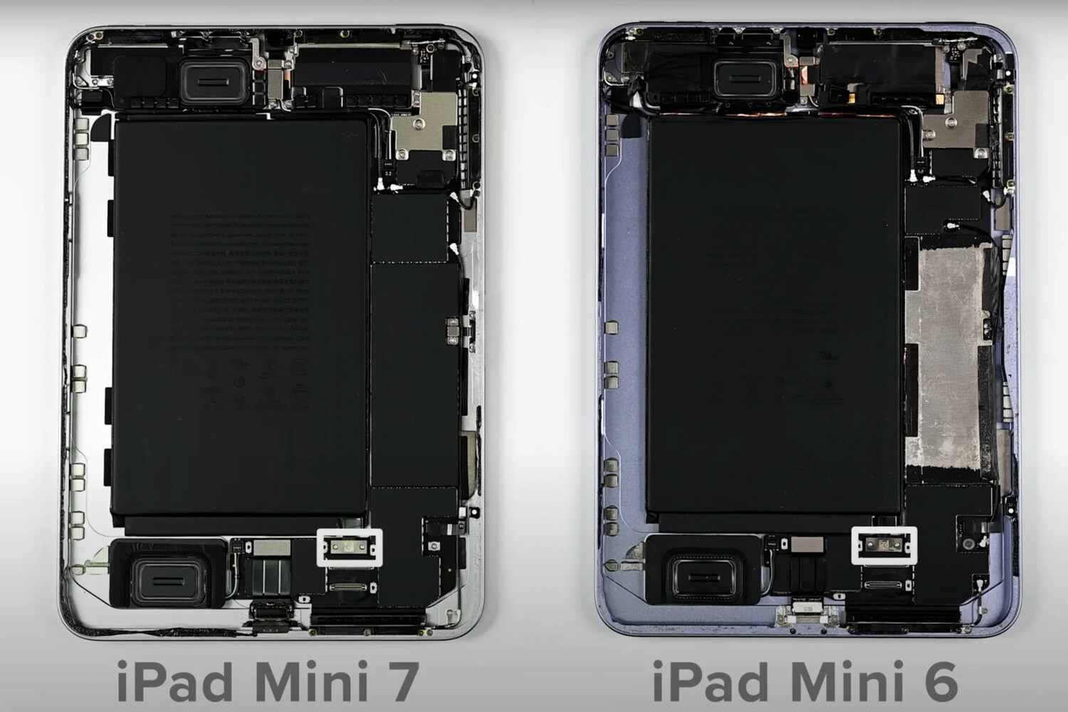 В iFixit разобрали iPad mini 7 и почти не обнаружили отличий от прошлой модели