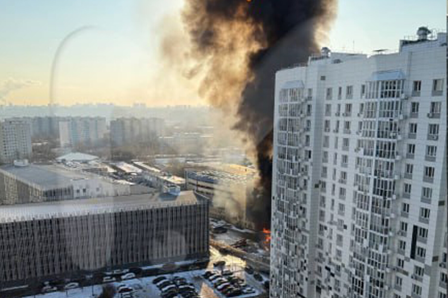 В Москве на стройплощадке произошел взрыв