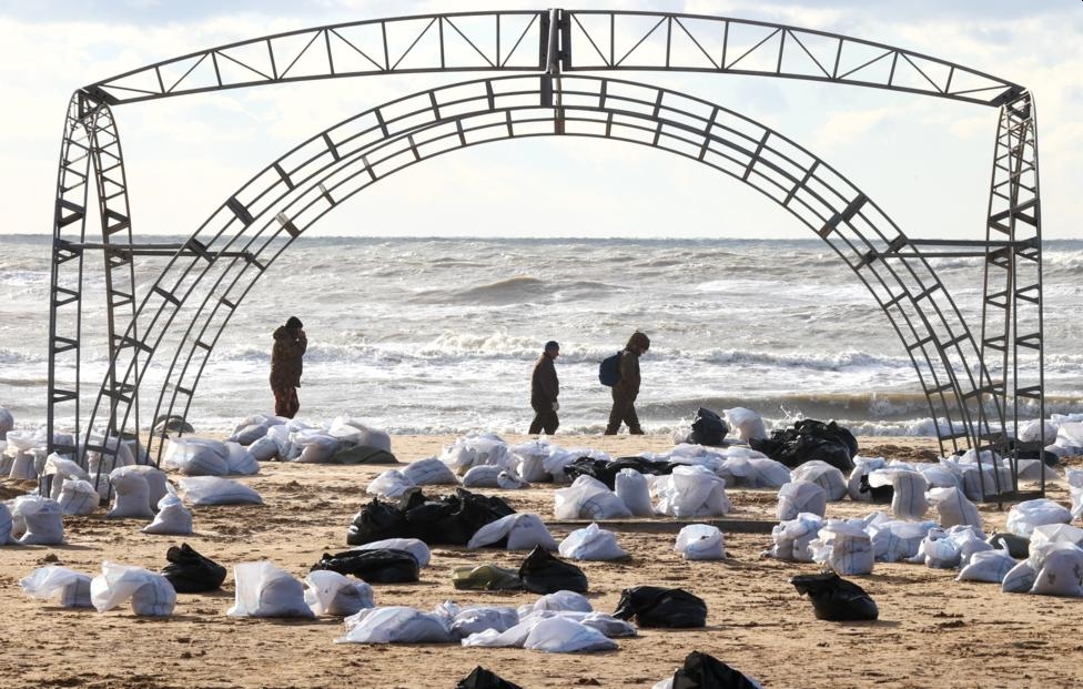 На побережье Кубани после ЧП с танкерами нашли еще восемь погибших дельфинов