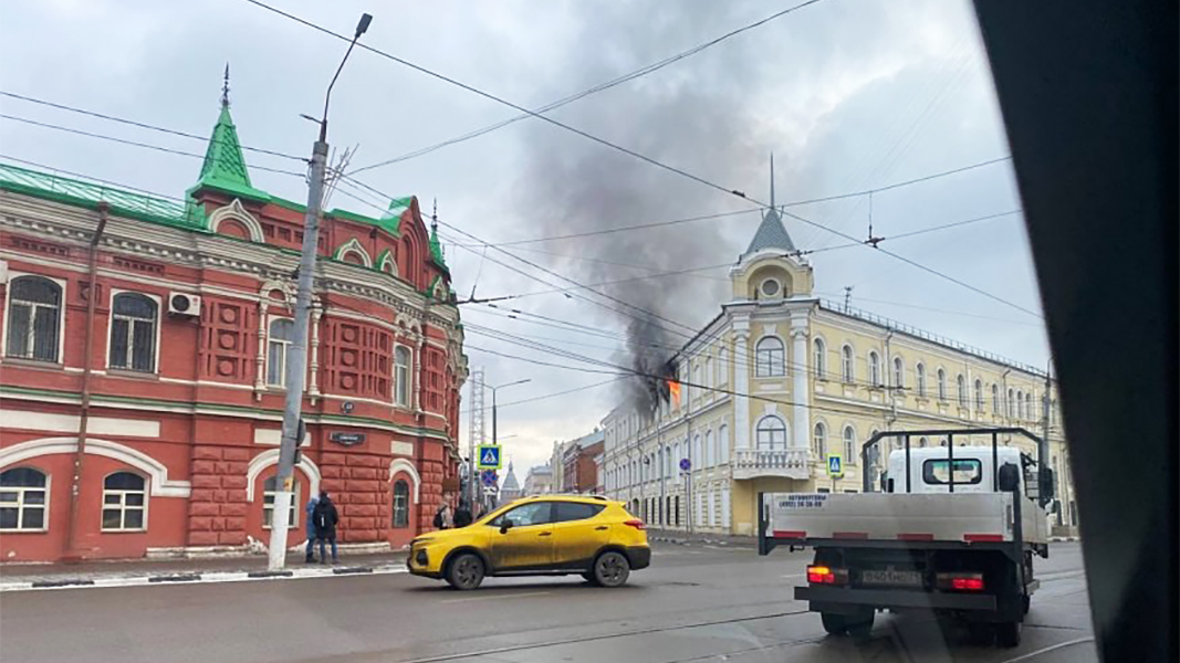 Стали известны подробности пожара в здании военного госпиталя в Туле