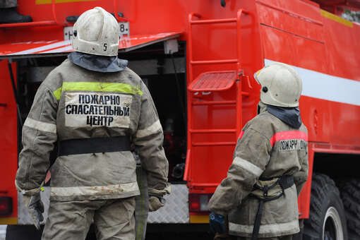 В Новосибирской области произошел пожар в производственном здании