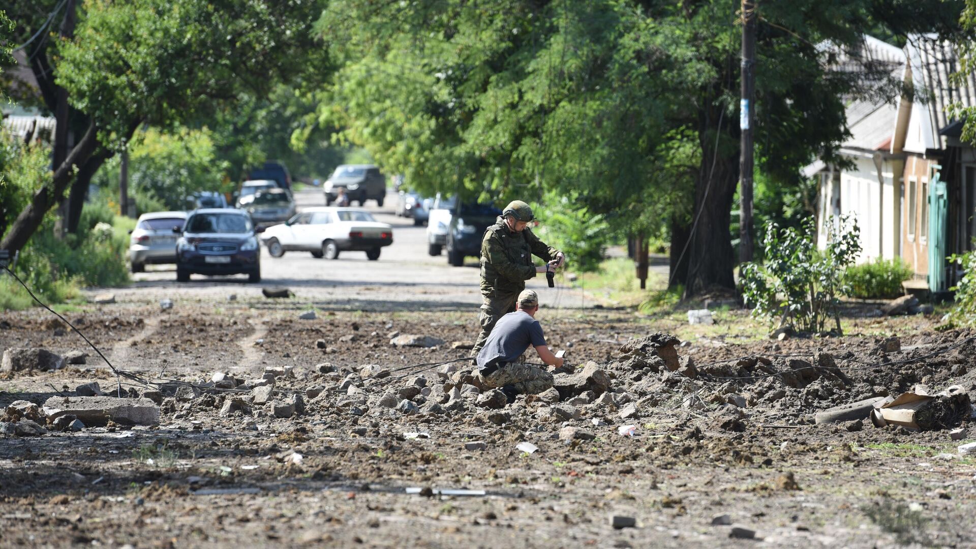 Украинская ракета попала в жилой дом в Донецке