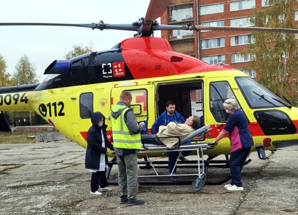 В Пензу из Нижнего Ломова с помощью санавиации доставлен пациент с сердечной патологией