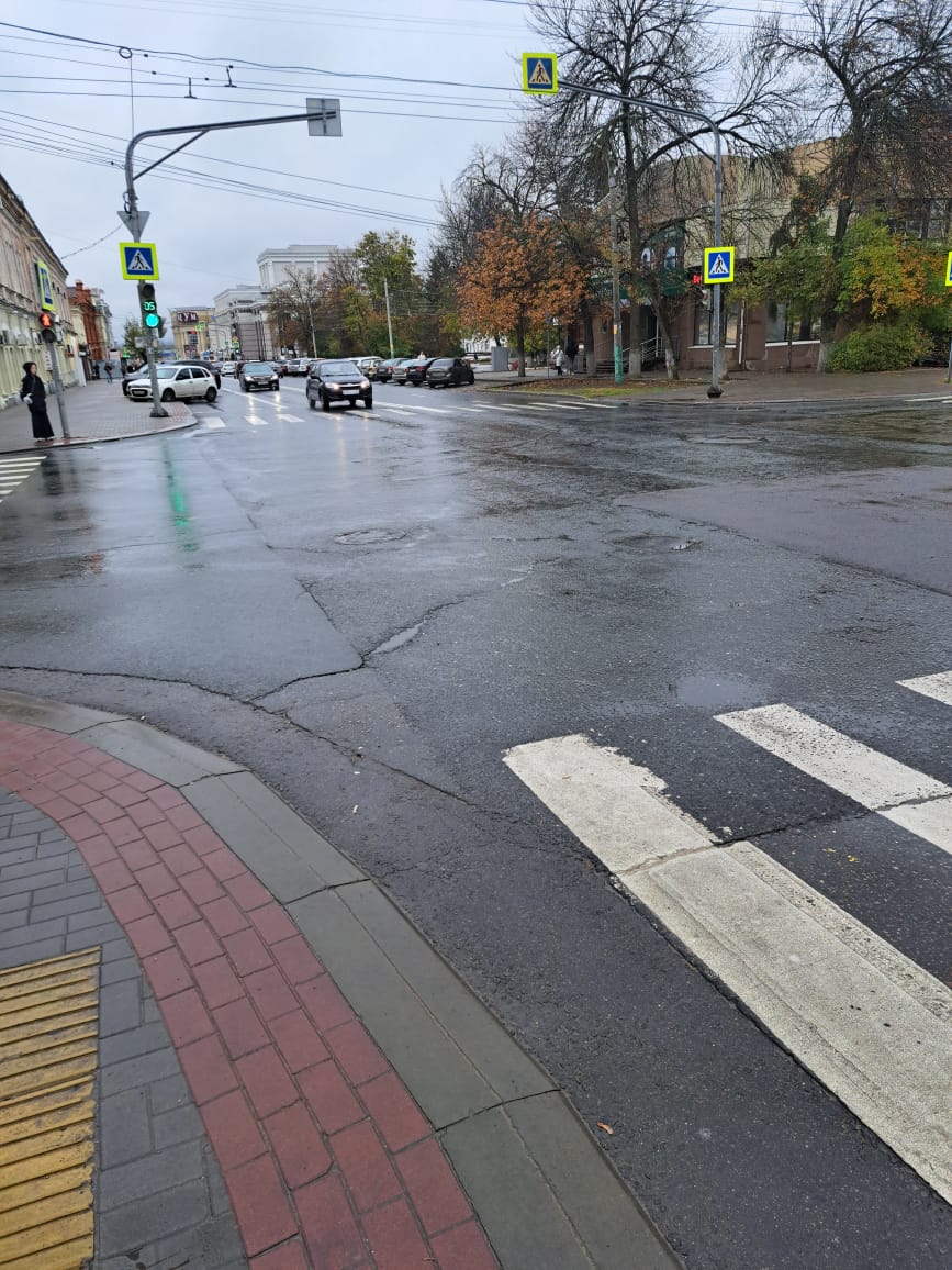 Перекресток Володарского и Бакунина в Пензе закрыт для движения