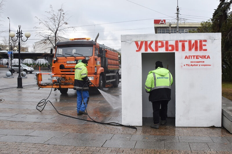 В Пензе участились случаи порчи защитных конструкций