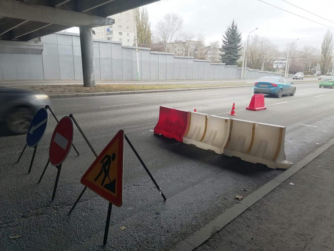 Движение на части улицы 8 Марта в Пензе закрыто больше месяца