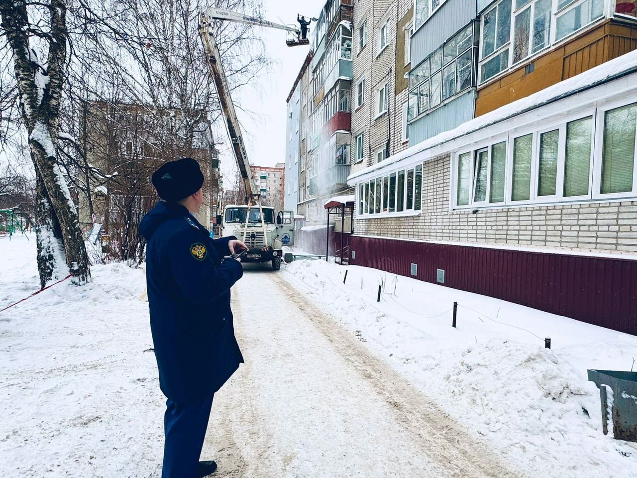 В Пензе прокуратурой выявлены нарушения в зимнем содержании придомовых территорий МКД