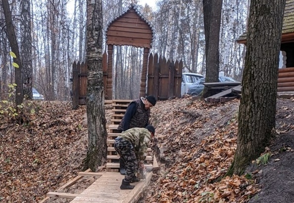 Жители Земетчинского района благоустроили родник