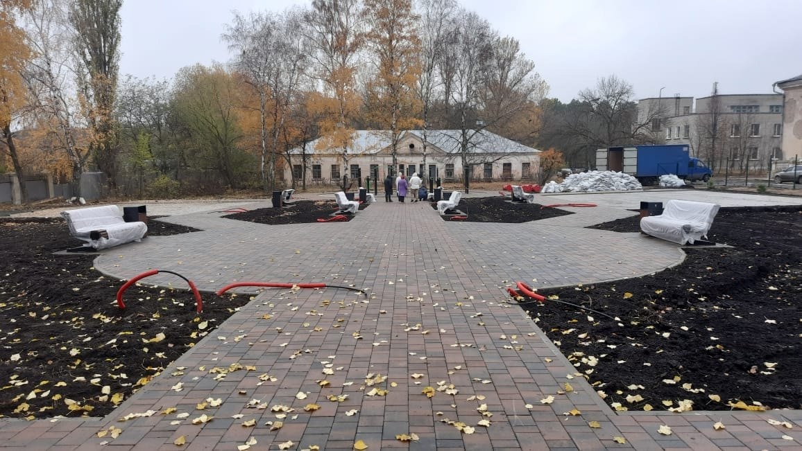 В Сердобске в сквере «Семья» появилась спортивная площадка