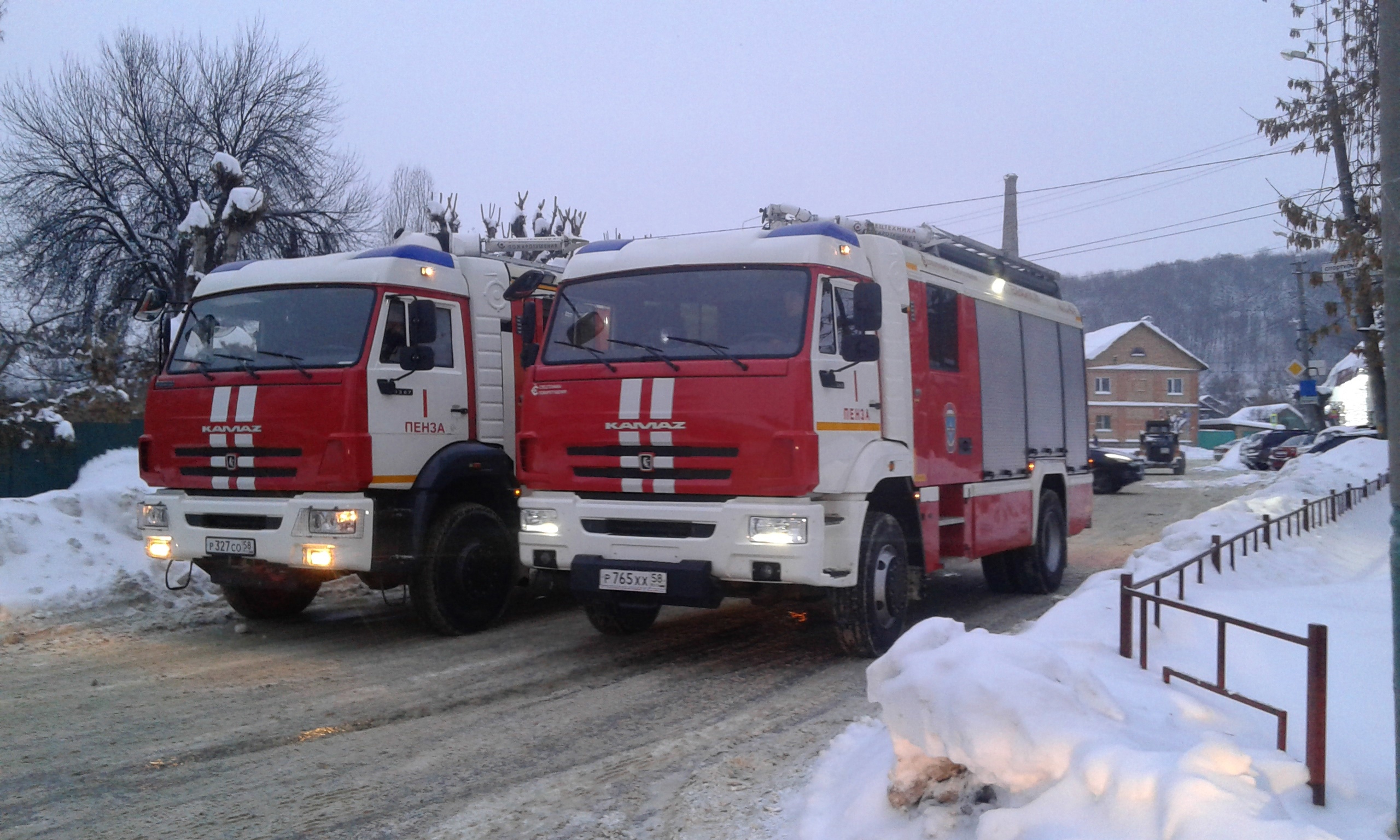 В Пензенской области пожарные за сутки потушили 4 пожара