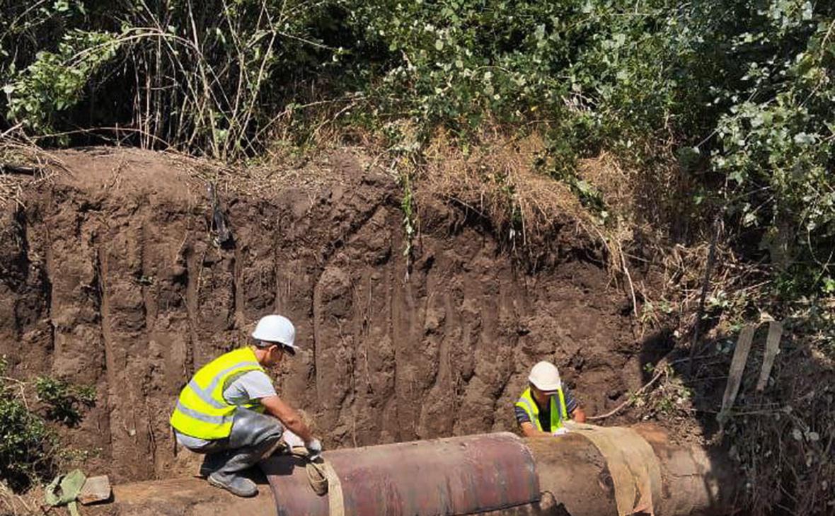 На Кубани ликвидировали аварию, оставившую без воды 50 тыс. человек