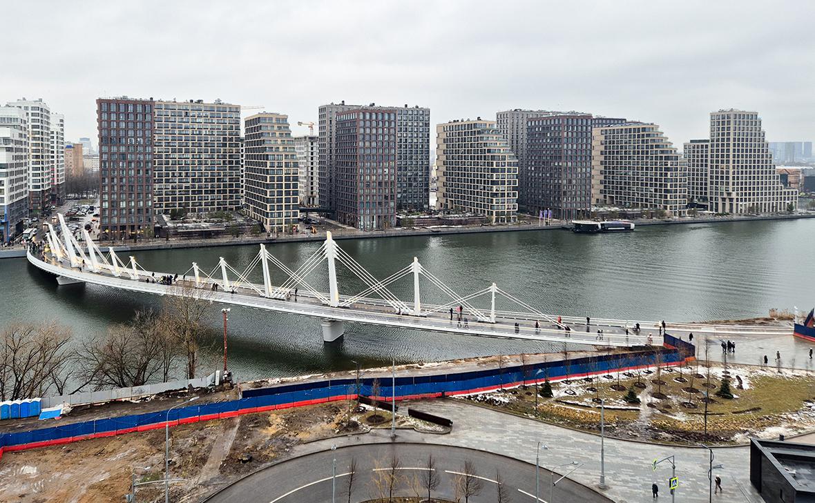 Собянин открыл новый мост через Москву-реку