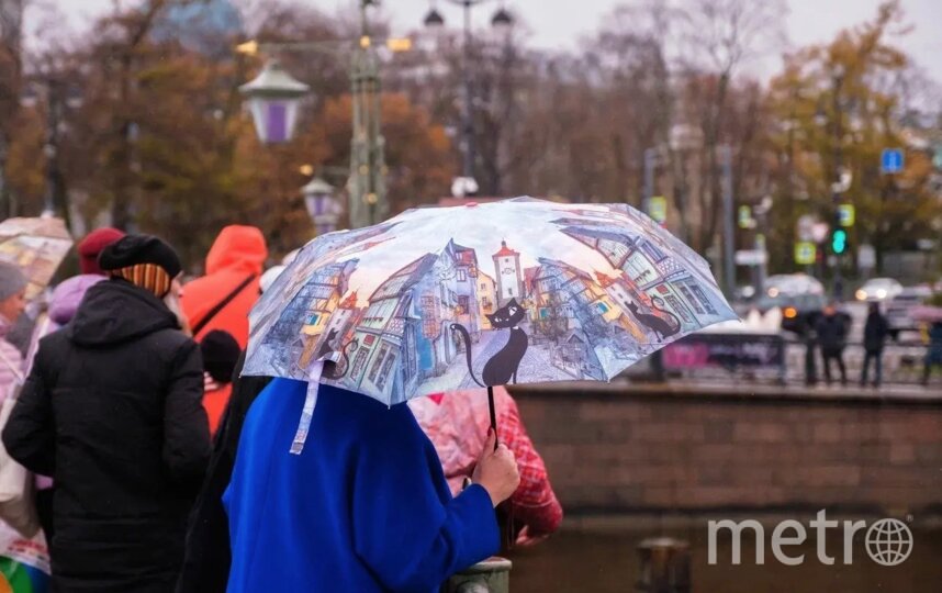 В среду в Петербурге будет облачно и немного дождливо