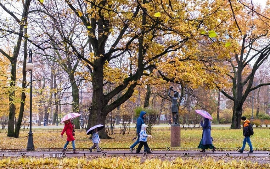 Пятница в Петербурге завершится дождём