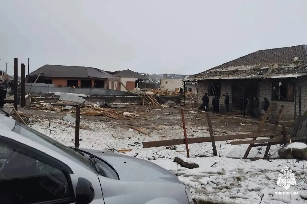 На видео попал момент взрыва в Ингушетии, унёсшего жизнь многодетной матери